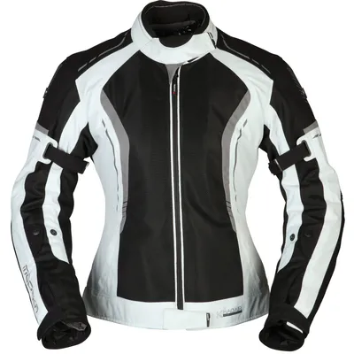 Produktbild von Modeka Khao Air Damen Motorrad Textiljacke, schwarz/hellgrau, 38