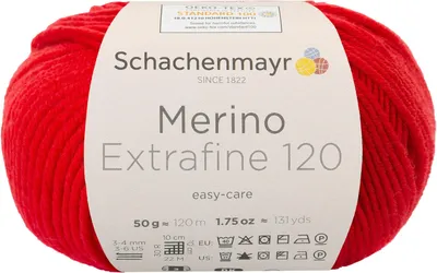 Produktbild von Schachenmayr Merino Extrafine 120, 50g Scarlet Handstrickgarne
