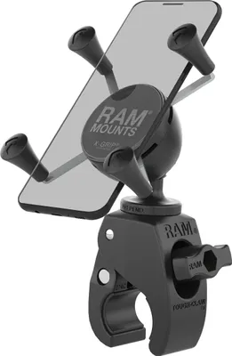 Image de RAM® X-Grip® Snap-Link Handlebar Holder avec RAM® Tough-Claw Clamp Mount - Noir