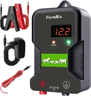 Productafbeelding van Elektrisch hek 2J met LED-display - Wilgenhek - 230V - Bescherming van vee en tuin