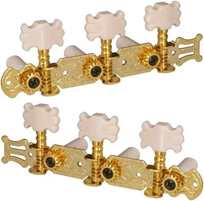Immagine prodotto di Set per chitarra acustica classica con 2 levette per meccaniche - Ricambi per chitarra - Accessori