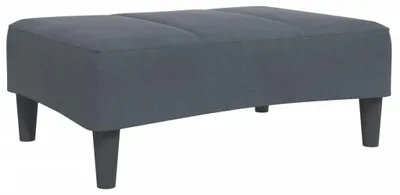 Obrázok produktu pre vidaXL Podnožka tmavosivá 77x55x31 cm zamat