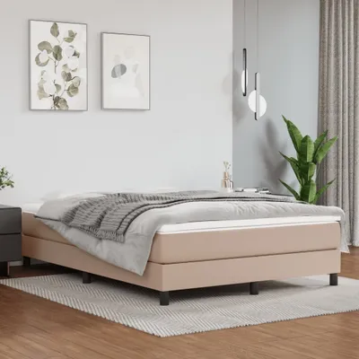Produktbild von Maison Exclusive - Boxspringbettgestell Cappuccino-Braun 140x200 cm Kunstleder