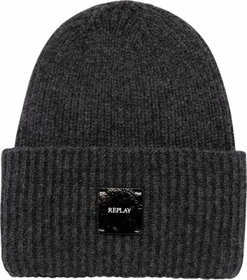 Produktbild von REPLAY Mütze Beanie Granite Gray dunkelgrau