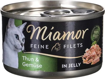 Immagine prodotto di Miamor Cat Filet tonno in scatola + verdure in gelatina 100g