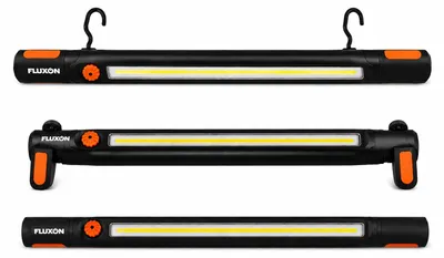 Obrázok produktu pre LED dielenská pracovná lampa 3000lm, nabíjateľná, otočná 360°, magnetická, ideálna pod kapotu, Fluxon