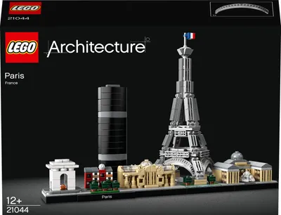 Produktbild von LEGO 21044 Architecture Paris, Modellbausatz mit Eiffelturm und Louvre-Modell