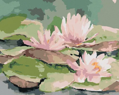 Zdjęcie produktu dla Zuty - Diamond Painting - PINK JAPANESE LANDSCAPES, 40x50 cm, rozciągnięte płótno na ramie