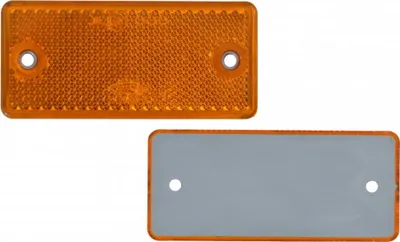 Produktbild von 30 x Rückstrahler - Reflektor - schrauben - 90 x 40 mm - Gelb - Prüfzeichen