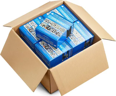 Produktbild von STEX24 KIT mit 10 Miniboxen einfarbig in schwarz WSK10 Schrumpftemperatur mind. 70°C, vollständig bei mind. 100°C - 1