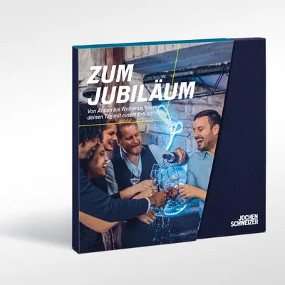 Produktbild von Jochen Schweizer Geschenkbox Zum Jubiläum; Erlebnis verschenken oder selbst erleben;