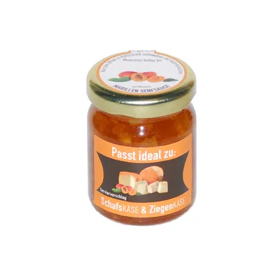 Immagine prodotto di Ruwisch & Zuck salsa di senape all'albicocca con mandorle, dolce e piccante 60g