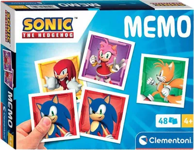 Produktbild von Clementoni Memory Pocket Sonic - Memoryspiel für Kinder ab 4 Jahren - Memo Spiel fürs Gedächtnis mit 48 Karten - Ideal als Reisespiel 18312