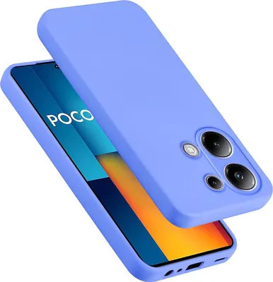 Immagine prodotto di Cadorabo Custodia per Xiaomi Poco M6 Pro Custodia in silicone per telefoni cellulari Custodia in silicone liquido, resistente ai graffi e agli urti per Xiaomi Poco M6 Pro