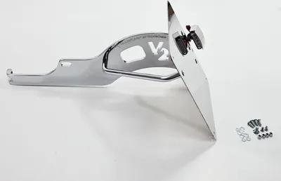Obrázek produktu pro Boční držák poznávací značky Genscher, kompatibilní s modely Victory Hammer / Hammer S / Hammer 8-Ball, chrom