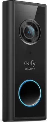 Produktbild von Eufy S220 Add-On Video-Türklingel, Kabellos, 2K HD, 6 Monate Batterielaufzeit, erfordert HomeBase, Schwarz
