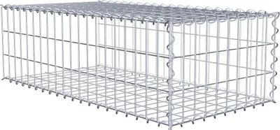 Produktbild von Anbaugabione Typ 2 100 cm x 30 cm x 50 cm (L x H x T), Maschenweite 5 cm x 10 cm, Spirale
