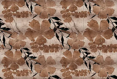 Produktbild von Tadessi Fototapete | Blumen | 4.00 m  x 2.70 m | Beige | Braun | Wandbild | Digitaldruck