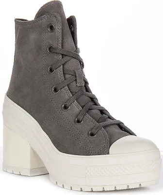 Obrázek produktu pro Converse Chuck 70s De Luxe Heel A12327C In Grey Suede - 5 UK - 37.5 EU - 7 US / Grey White
