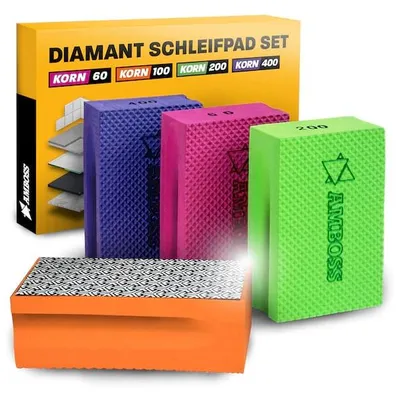 Produktbild von Amboss Diamant Schleifpad Set Korn 60-400