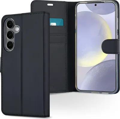 Image de Accezz Wallet Softcase Bookcase pour le Samsung Galaxy S25 Plus - Noir