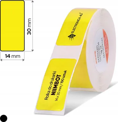 Image de Étiquettes autocollantes thermotransférables pour Niimbot B18 14x30