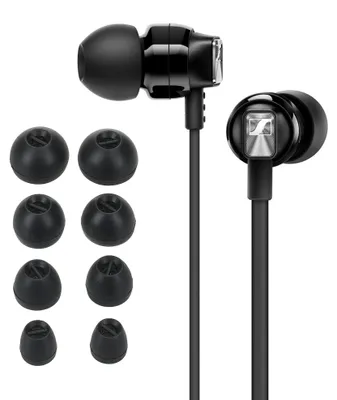 Produktbild von kwmobile 8x Ersatzpolster kompatibel mit Sennheiser CX 300S / CX 6.00BT / Momentum In-Ear - 4 Größen - Silikon Ersatz Ohrstöpsel In-Ear Kopfhörer -