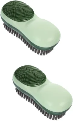 Produktbild von 2 Stück kleine Reinigungsbürsten für Schuhe, Kleidung, Badewannen und den Haushalt