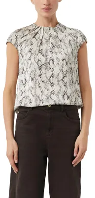 Produktbild von COMMA Satinbluse Kurzarm