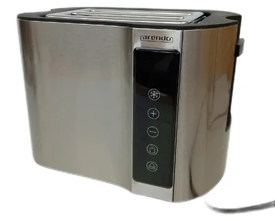 Produktbild von Arendo Toaster Edelstahl Touchpanel digital Display Toasters Touch Scheiben