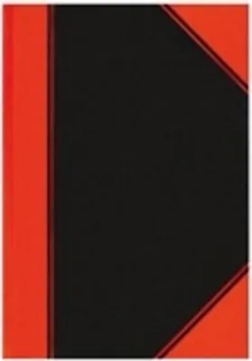 Produktbild von Idena Kladde kariert 96 Blatt 70g/m² schwarz/rot DIN A5