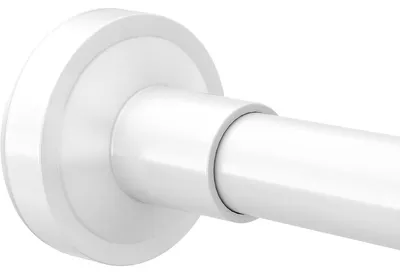 Imagen del producto de Barra de cortina extensible - Sin taladrar - 46 a 119 cm - Blanca