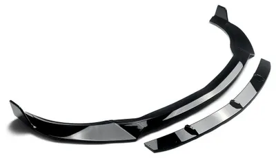 Immagine prodotto di Splitter anteriore, stile AMG, compatibile con il paraurti anteriore, finitura nera lucida