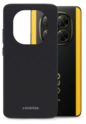 Immagine prodotto di Mobilize Rubber Gelly Custodia per POCO X7 - TPU Nero