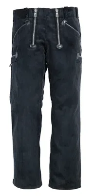 Produktbild von FHB PAUL Zunfthose Trenkercord, schwarz, Gr. 44