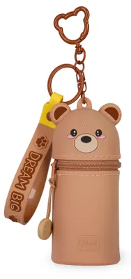 Produktbild von Legami Mini Kawaii Coin Purse With Key Ring Teddy Bear, Schlüsselanhänger, Münztasche, MKAW0002