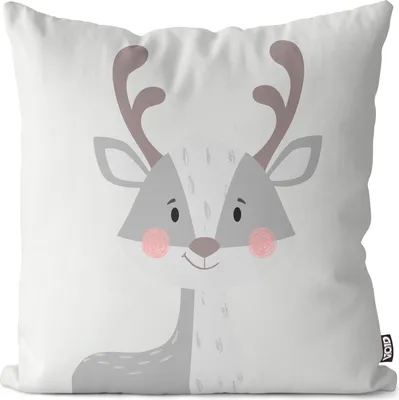 Produktbild von VOID Süße Waldtiere Kinder Fuchs Kissenbezug Kissenhülle Sofakissen Kissen Deko Outdoor-Kissen Dekokissen