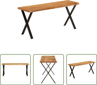 Obrázek produktu pro The Living Store Lavice okraj stromu 105 cm z masivního dřeva akácie