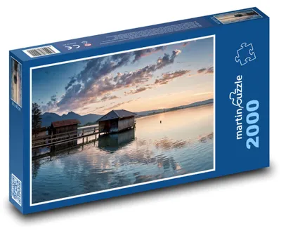 Obrázok produktu pre martinpuzzle - Puzzle 2000 - Jazero Kochelsee - západ slnka