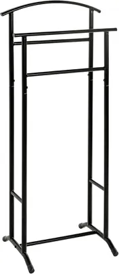 Produktbild von HAKU Herrendiener schwarz - Stahlrohr, B/H/T: 48x107x36 cm