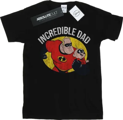 Produktbild von Disney - "The Incredibles Incredible Dad" T-Shirt für Herren BI51576 (L) (Schwarz)