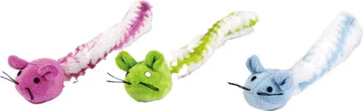 Obrázek produktu pro Beeztees Fluffel – hračka pro kočky – plyšová – různé barvy – 29 x 6 x 4