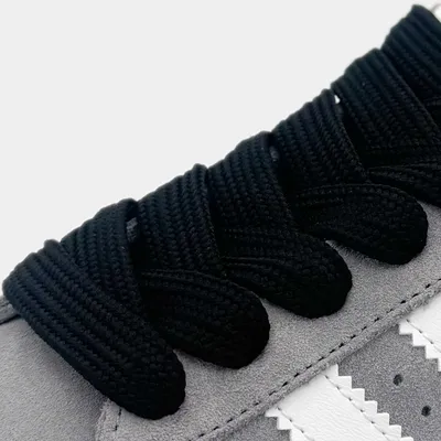 Image de Lacets plats larges Fat Laces Adidas Campus 00s Adidas 15mm 1,5cm - 140 cm, Noir