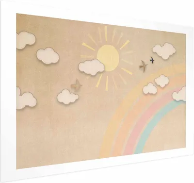 Produktbild von Posterpapier Poster - Rainbow Day 42x29.7 cm Für Kinder e-A-10138-ao-a