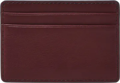 Produktbild von FOSSIL Kartenhalter Steven Card Case Eggplant rot
