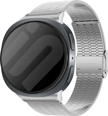 Produktbild von Strap-it Feinstahlband (Silber) - Geeignet für Samsung Galaxy Watch 8 (40mm / 44mm) & Galaxy Watch 8 Classic