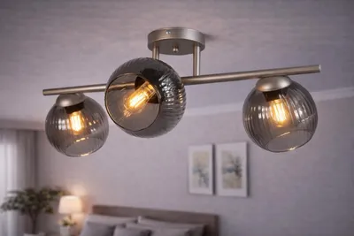 Zdjęcie produktu dla Euro-Lamp Lampa Sufitowa Sevi 3 satyna 3x60W PRODUCENT