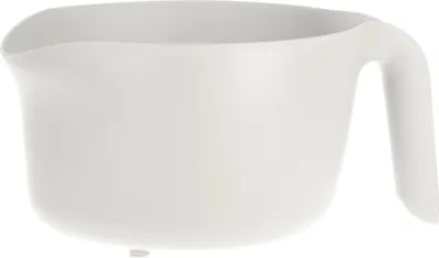 Obrázek produktu pro Plastová miska s uchem, Ø 20,5 cm, bílá