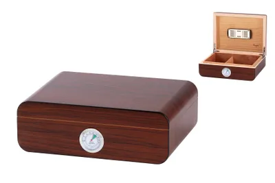 Produktbild von Humidor braun matt 28 x 21 x 9,6 cm