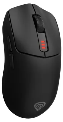 Zdjęcie produktu dla GENESIS Zircon 500, Dla praworęcznych, Optyczny, RF Wireless + Bluetooth + USB Type-C, 10000 DPI, 4600 fps, Czarny